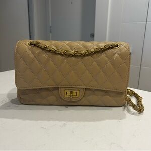 Beige Quilted Bag ✨